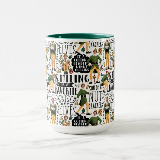 Buddy the Elf Quote Pattern Mok (Midden)