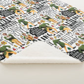 Buddy the Elf Quote Pattern Sherpa Deken (3/4)