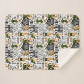 Buddy the Elf Quote Pattern Sherpa Deken (Voorkant (horizontaal))