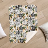 Buddy the Elf Quote Pattern Sherpa Deken