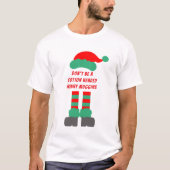 Buddy The Elf Quotes T-shirt - Kerst Matching (Voorkant)