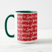 Buddy the Elf | Smiling is my Favorite Pattern Mok (Links)