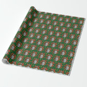 Buddy the Elf | Starburst Pattern Cadeaupapier (Uitgerold)