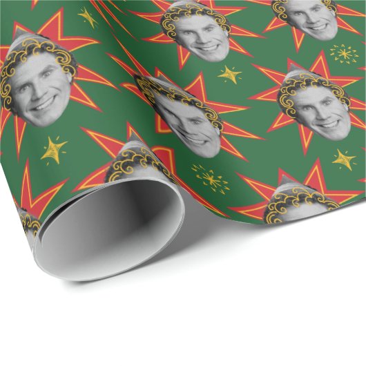 Buddy the Elf | Starburst Pattern Cadeaupapier (Rol Hoek)