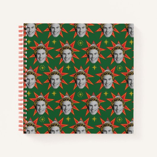 Buddy the Elf | Starburst Pattern Notitieboek (Voorkant)