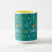 Buddy the Elf Teal Quote Pattern Mok (Midden)