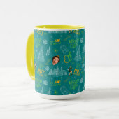 Buddy the Elf Teal Quote Pattern Mok (Voorkant links)
