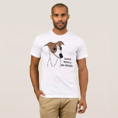 Buddy the Whippet T-shirt (Voorkant volledig)