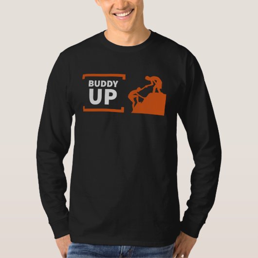 Buddy Up Hiking Climbing T-shirt (Voorkant)