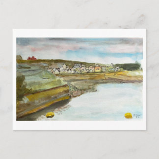 Bude Cornwall Kust Zeelandschap Kunst Briefkaart
