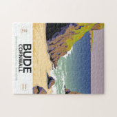 Bude Cornwall reisposter aan zee Legpuzzel (Horizontaal)