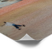Bude Cornwall VK Kust Waterverf Landschap Poster (Hoek)