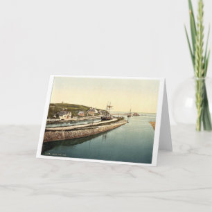 Bude, de sluis, Cornwall, Engeland vintage Photoch Kaart
