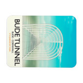 Bude Tunnel, Cornwall Parodie Reisposter Magneet (Horizontaal)
