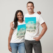 Bude Tunnel, Cornwall Parodie Reisposter T-shirt (Unisex)