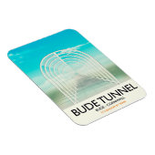 Bude Tunnel, Cornwall Parody Travel poster Magneet (Rechterzijde)