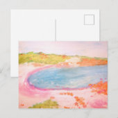 Budelli Pink Island Beach Briefkaart (Voorkant / Achterkant)
