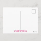 Budelli Pink Island Beach Briefkaart (Achterkant)