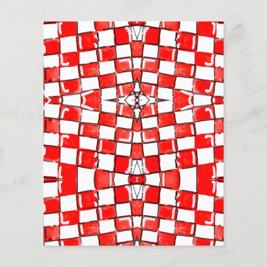 BUDET Feestelijke Retro Holly Jolly Kerstfeest (Achterkant)