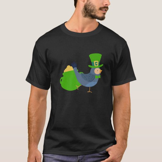 Budgerigar Budgie St. Patricks Day Bird T-shirt (Voorkant)