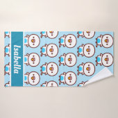 Budgerigar / Hemelblauw recessieve pied Badhanddoek (Badhanddoek)