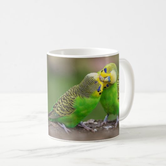 Budgerigar Koffiemok (Voorkant rechts)