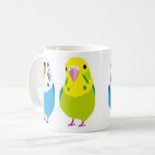 Budgerigar Koffiemok (Voorkant links)