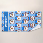 Budgerigar / Normaal kobalt vrouw Badhanddoek (Badhanddoek)