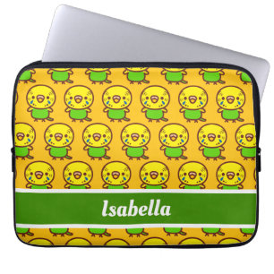 Budgerigar / normaal vrouw laptop sleeve