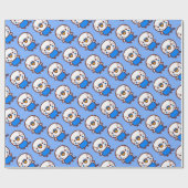 Budgerigar / Normal cobalt male Cadeaupapier (Vlak)