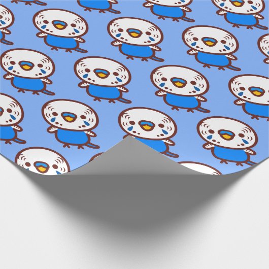 Budgerigar / Normal cobalt male Cadeaupapier (Hoek)