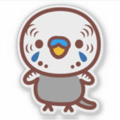 Budgerigar / Normal grey male Sticker (Voorkant)