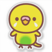 Budgerigar / Recessive pied budgie Sticker (Voorkant)