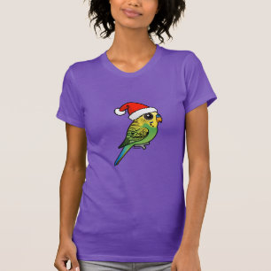 Budgerigar Santa Claus T-shirt