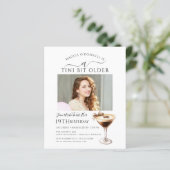 BUDGET 19e Verjaardag Tini Bit Oudere Foto Martini (Staand voorkant)