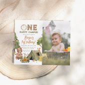 Budget 1 Happy Camper Photo Boy 1st Birthday