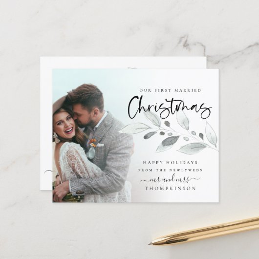 Budget 1e gehuwde kerstfeestdag (Voorkant / Achterkant in situ)