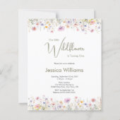 Budget 1e verjaardag Little Wildflower draaien een (Voorkant)