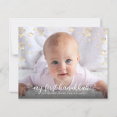 Budget 1st Hanukkah Foto Gold Star van David Kaart (Voorkant)