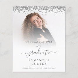 Budget 2022 Afstudeerder Foto Silver Glitter Aanko