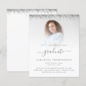 Budget 2022 Afstudeerder Foto Silver Glitter Uitno (Voorkant / Achterkant)