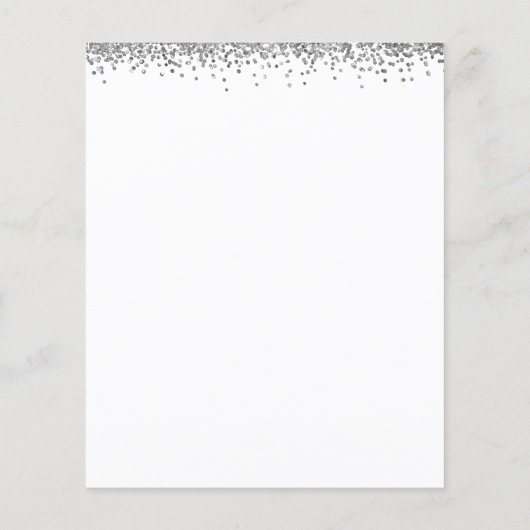 Budget 2022 Afstudeerder Foto Silver Glitter Uitno (Achterkant)