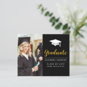 Budget 2022 Black Gold Photo Afstuderen (Staand voorkant)