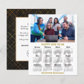 Budget 2023 Agenda Business Gold Black - Kaart (Voorkant / Achterkant)