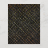 Budget 2023 Agenda Modern Gold Script-fotokaart Flyer (Achterkant)