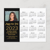 Budget 2023 Business Modern Script Photo Card (Voorkant)