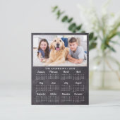 Budget 2023 Rustic Foto 12 maanden kalender Kaart (Staand voorkant)