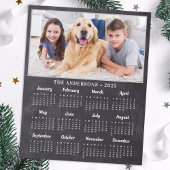 Budget 2023 Rustic Foto 12 maanden kalender Kaart