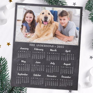 Budget 2023 Rustic Foto 12 maanden kalender Kaart