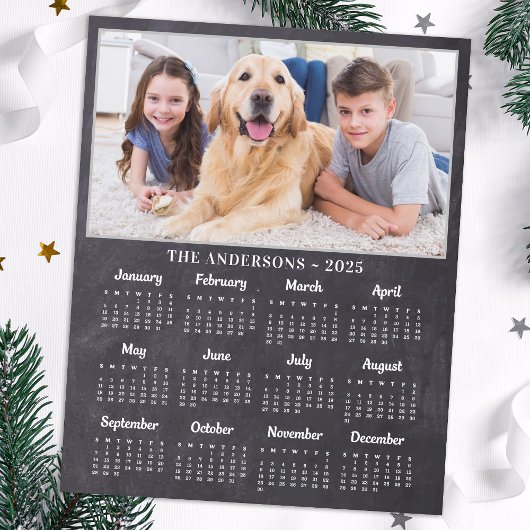Budget 2023 Rustic Foto 12 maanden kalender Kaart